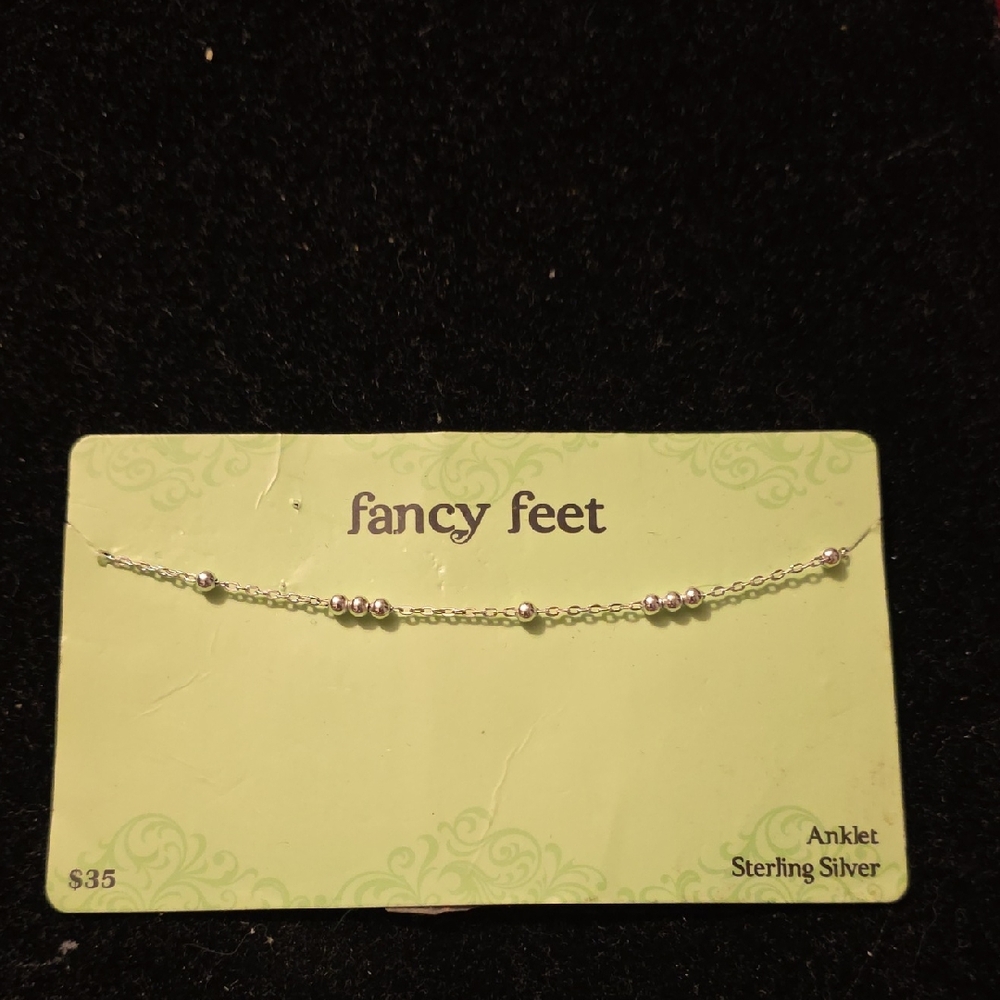 NWT STERLING SILVER ANKLET